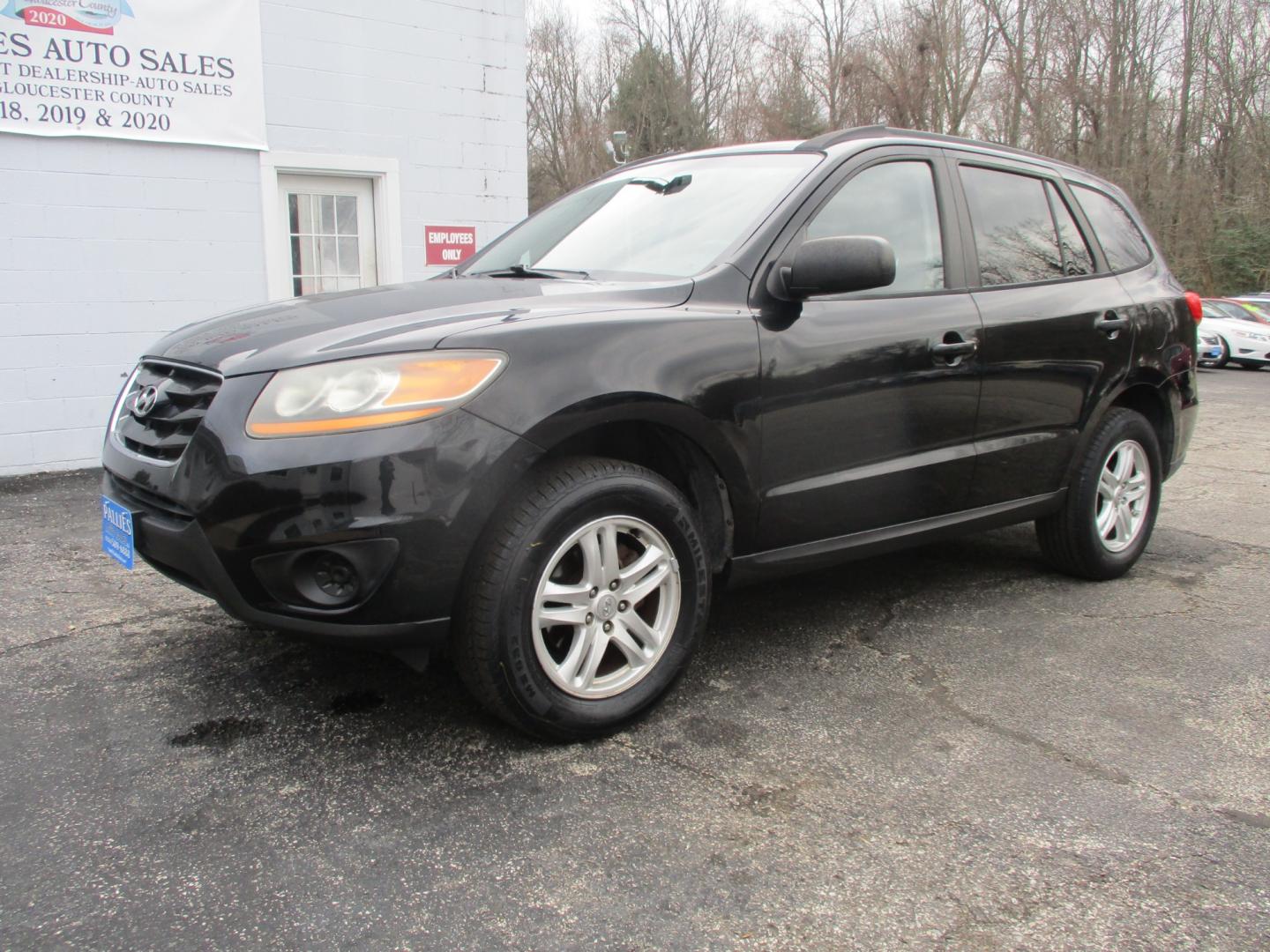 2010 BLACK Hyundai Santa Fe (5NMSG3ABXAH) , AUTOMATIC transmission, located at 540a Delsea Drive, Sewell, NJ, 08080, (856) 589-6888, 39.752560, -75.111206 - Photo#1